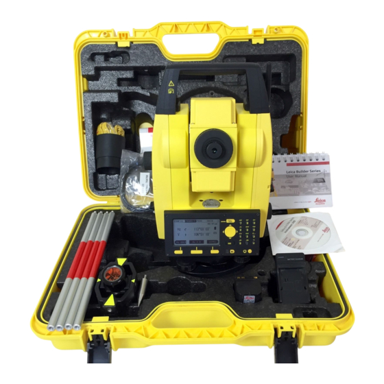 Leica Geosystems Builder Série Guide D'utilisation