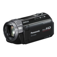 Panasonic HDC-SD800 Mode D'emploi De Base
