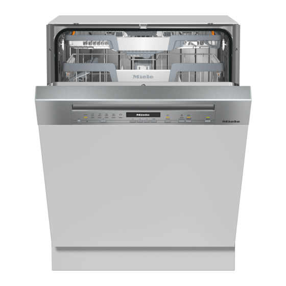 Miele G 7200 Mode D'emploi