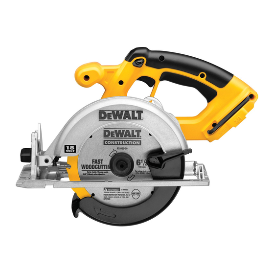 DeWalt DC390 Guide D'utilisation