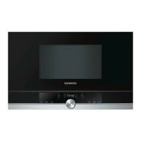 Siemens BF834G1 Serie Manuel D'utilisation Et Notice D'installation