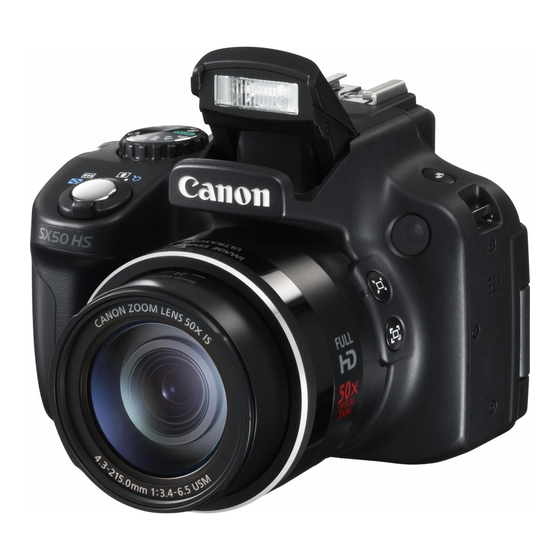 Canon PowerShot SX50 HS Mode D'emploi