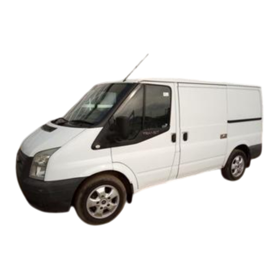 Ford Transit 2009 Manuel Du Conducteur