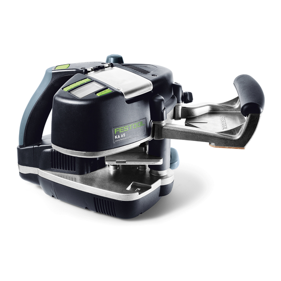 Festool KA 65 Guide D'utilisation