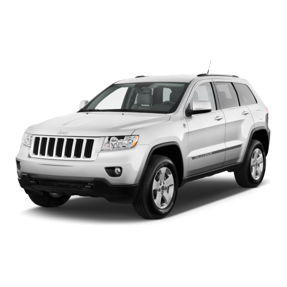 Jeep Cherokee 2011 Manuel De L'installateur