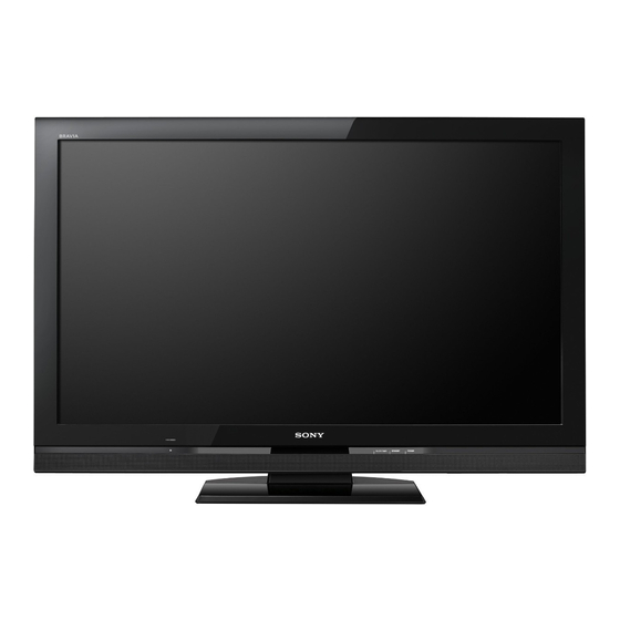 Sony BRAVIA KDL-55EX71 Serie Mode D'emploi