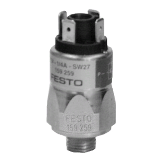Festo PEV-1/4A-SW27 Notice D'utilisation