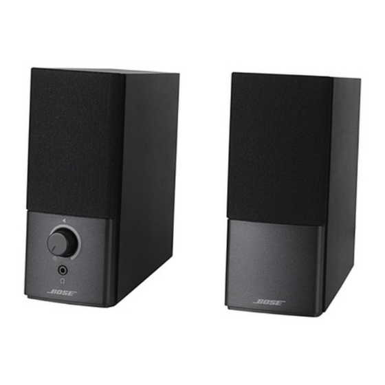 Bose Companion 2 Guide D'installation Rapide