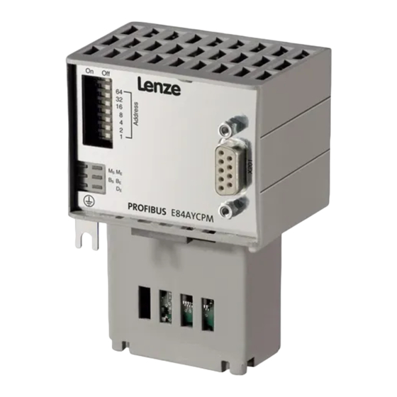 Lenze E84AYCPM Manuels