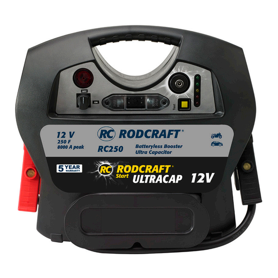 RODCRAFT RC250 Mode D'emploi