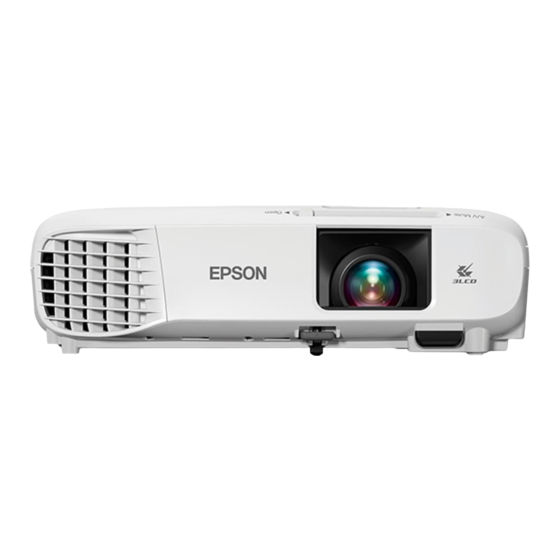 Epson PowerLite 107 Guide De L'utilisateur