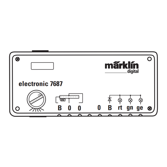 Marklin Digital 7286 Mode D'emploi