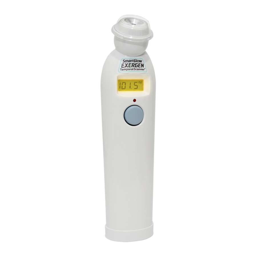 Exergen Temporal Scanner 2000C Instructions D'utilisation