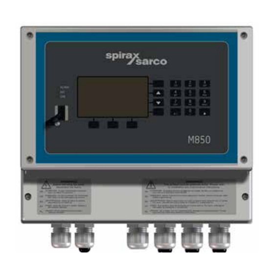Spirax Sarco M850-W-x Notice De Demarrage Rapide