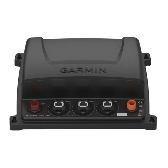 Garmin GCV 20 Instructions D'installation