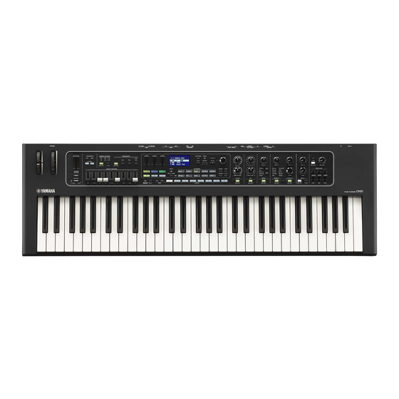 Yamaha CK88 Mode D'emploi