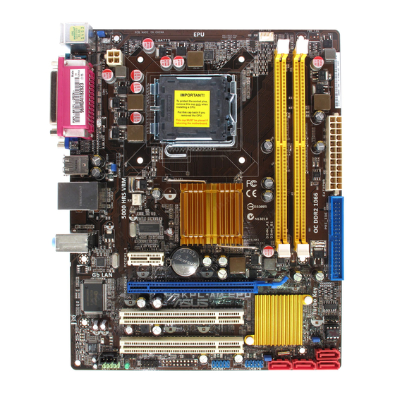 Asus P5KPL-AM EPU Mode D'emploi