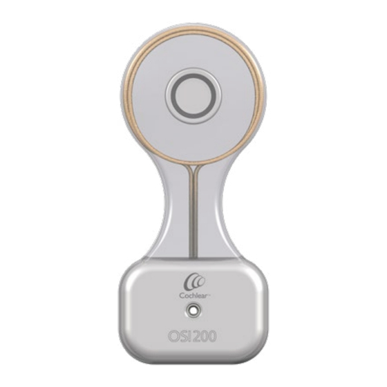 Cochlear Osia OSI200 Mode D'emploi