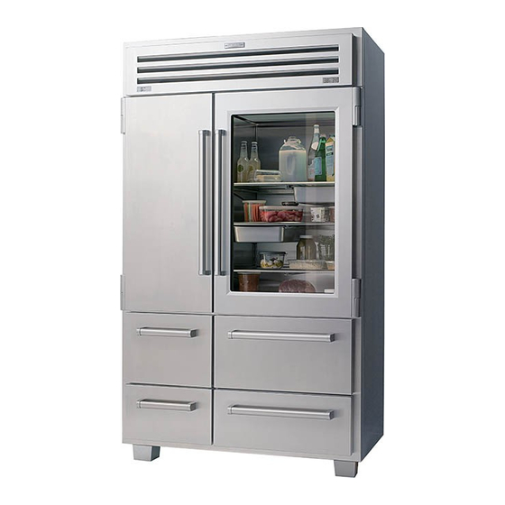 Sub-Zero PRO 48 Guide D'installation
