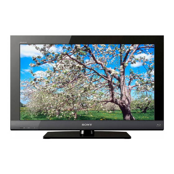 Sony BRAVIA KDL-40EX40B Mode D'emploi