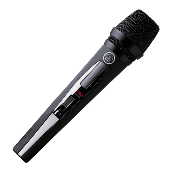 AKG HT40 PRO Mode D'emploi