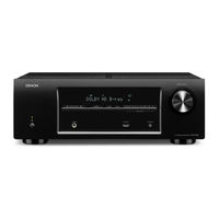 Denon AVR-X500 Manuel De L'utilisateur