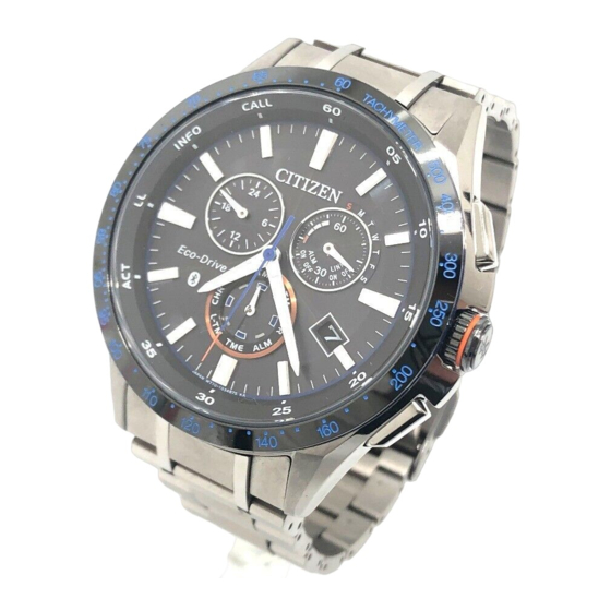 Citizen Bluetooth Watch W770 Mode D'emploi