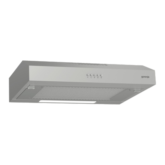 Gorenje G400 Serie Instructions De Montage