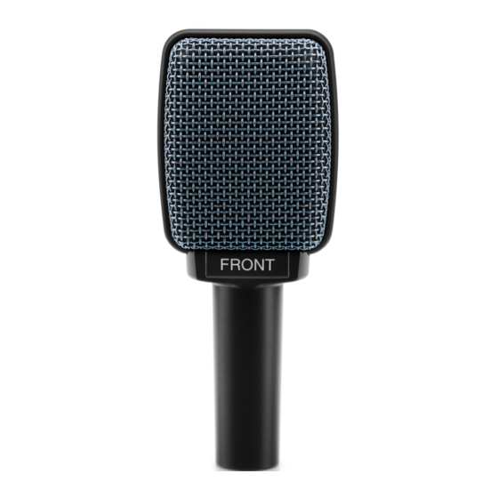 Sennheiser evolution e906 Notice D'emploi