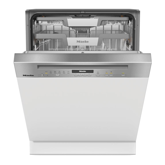 Miele G 7210 Mode D'emploi