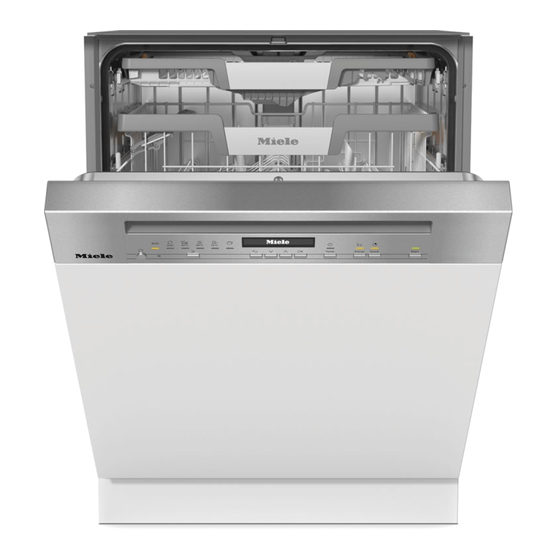 Miele G 7210 Mode D'emploi