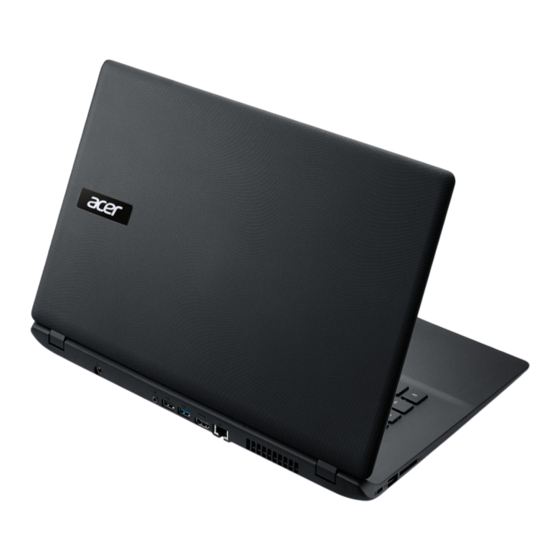 Acer Aspire ES 15 Manuel D'utilisation