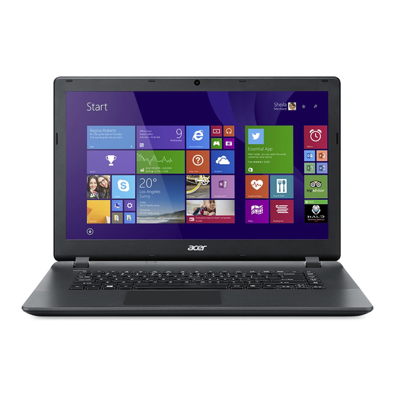 Acer Aspire ES 15 Manuel D'utilisation