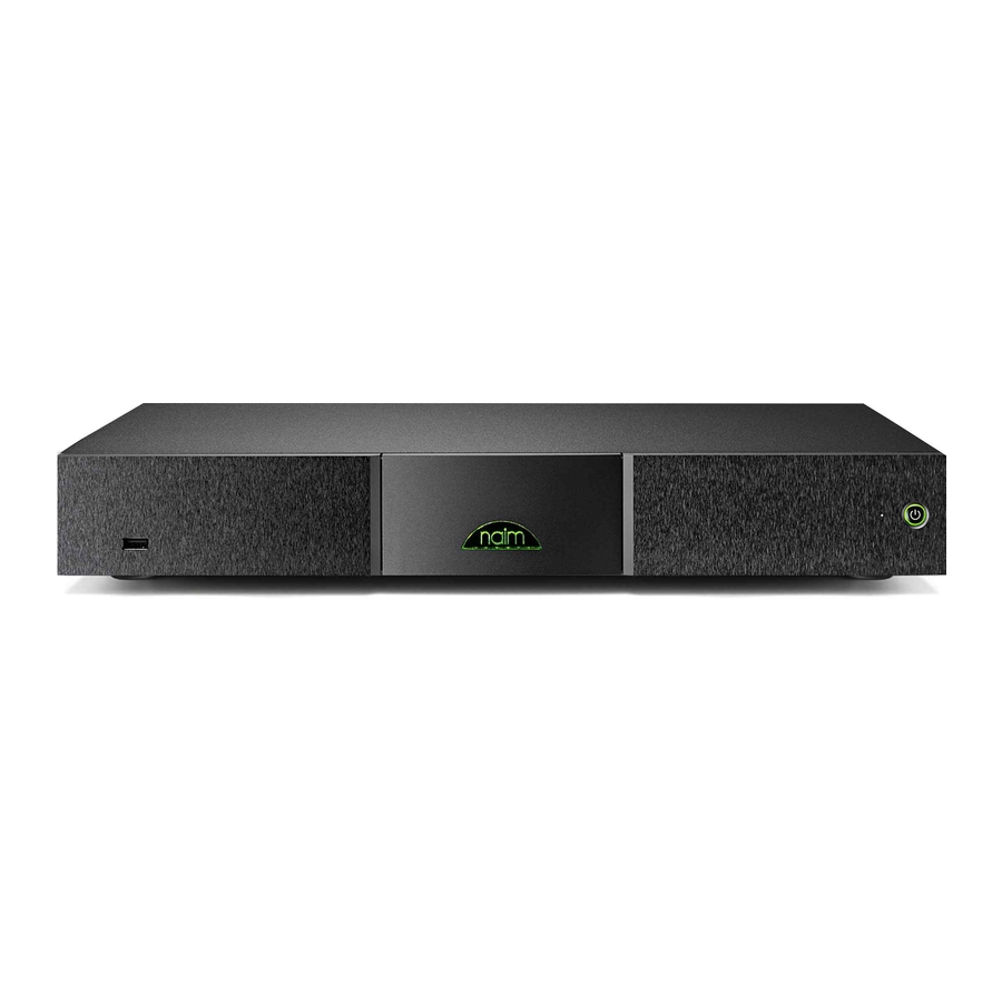 NAIM ND5 XS 2 Guide De Démarrage Rapide