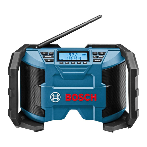 Bosch GML 10,8 V-LI Professional Notice Originale