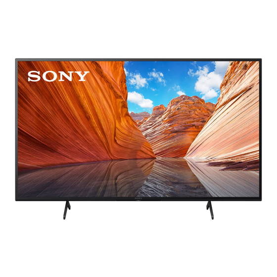 Sony Bravia KD-43X80J Manuel De Configuration