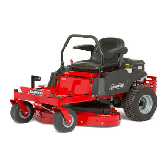 Briggs & Stratton Snapper ZTX105 Manuels