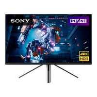 Sony INZONE SDM-U27M90 Mode D'emploi