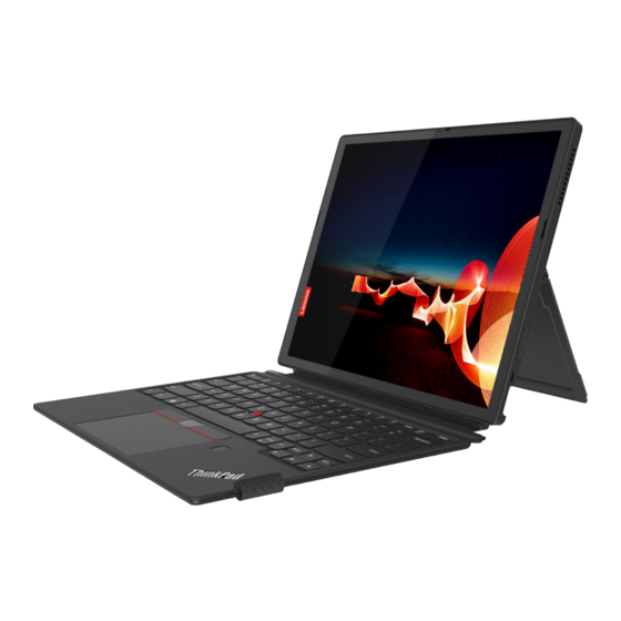 Lenovo ThinkPad X12 Detachable Gen 1 Guide D'utilisation