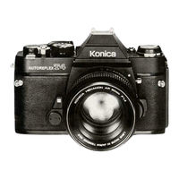 Konica AUTOREFLEX T4 Mode D'emploi