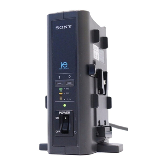 Sony BC-L50 Manuels
