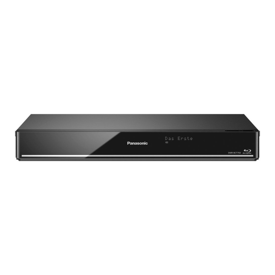 Panasonic DMR-BCT650 Mode D'emploi