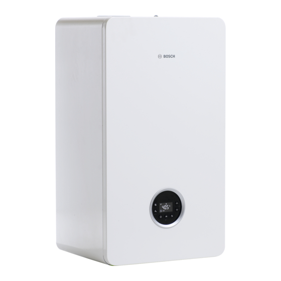 Bosch Condens 8300i W Notice D'utilisation