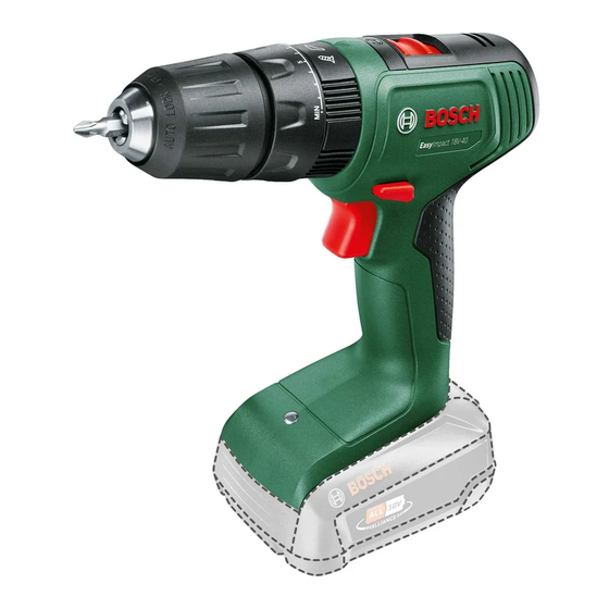 Bosch EasyImpact 18V-38 Notice Originale