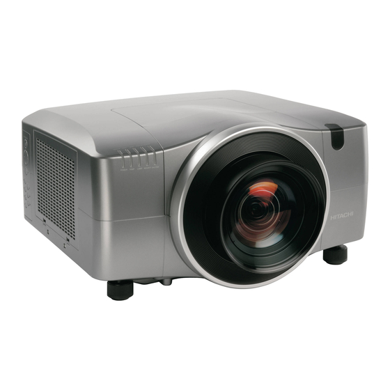 Hitachi CP-X10000 Manuel D'utilisation