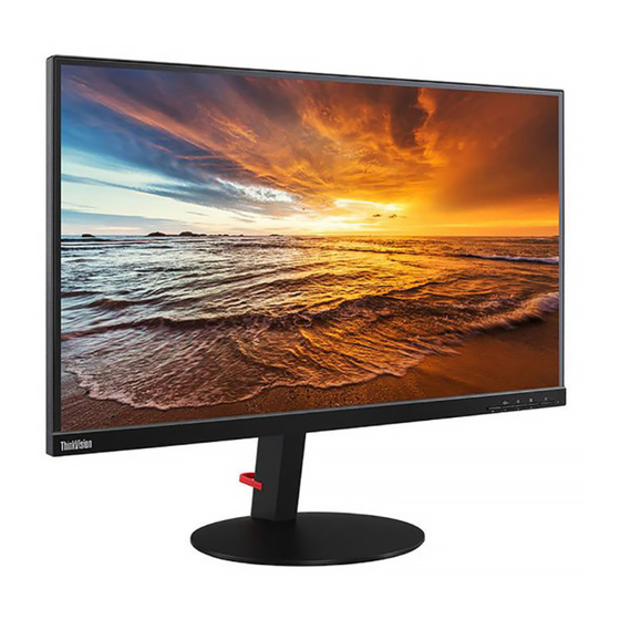 Lenovo ThinkVision P27u-10 Guide De L'utilisateur