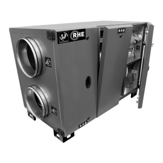 S&P RHE Serie Manuel D'installation
