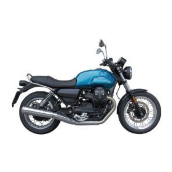 MOTO GUZZI V7 2022 Manuels