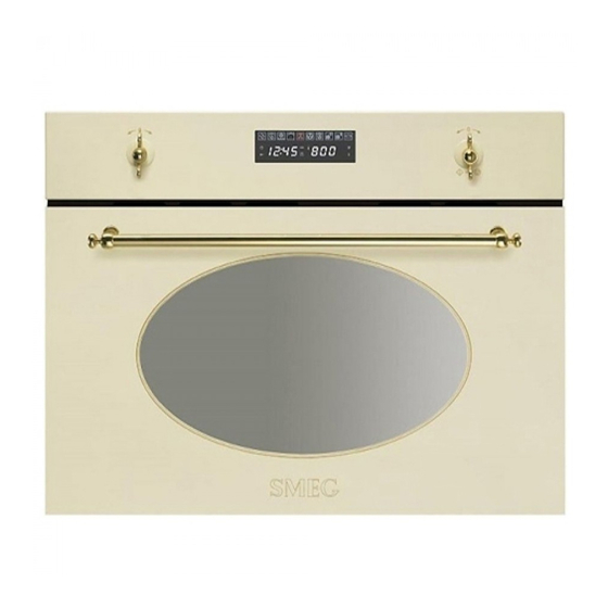 Smeg SC45M2MV Notice D'utilisation