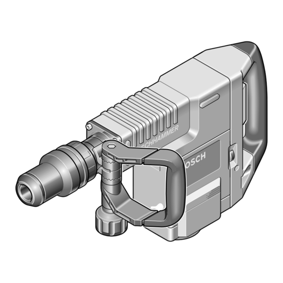 Bosch GSH 11 E PROFESSIONAL Instructions D'emploi